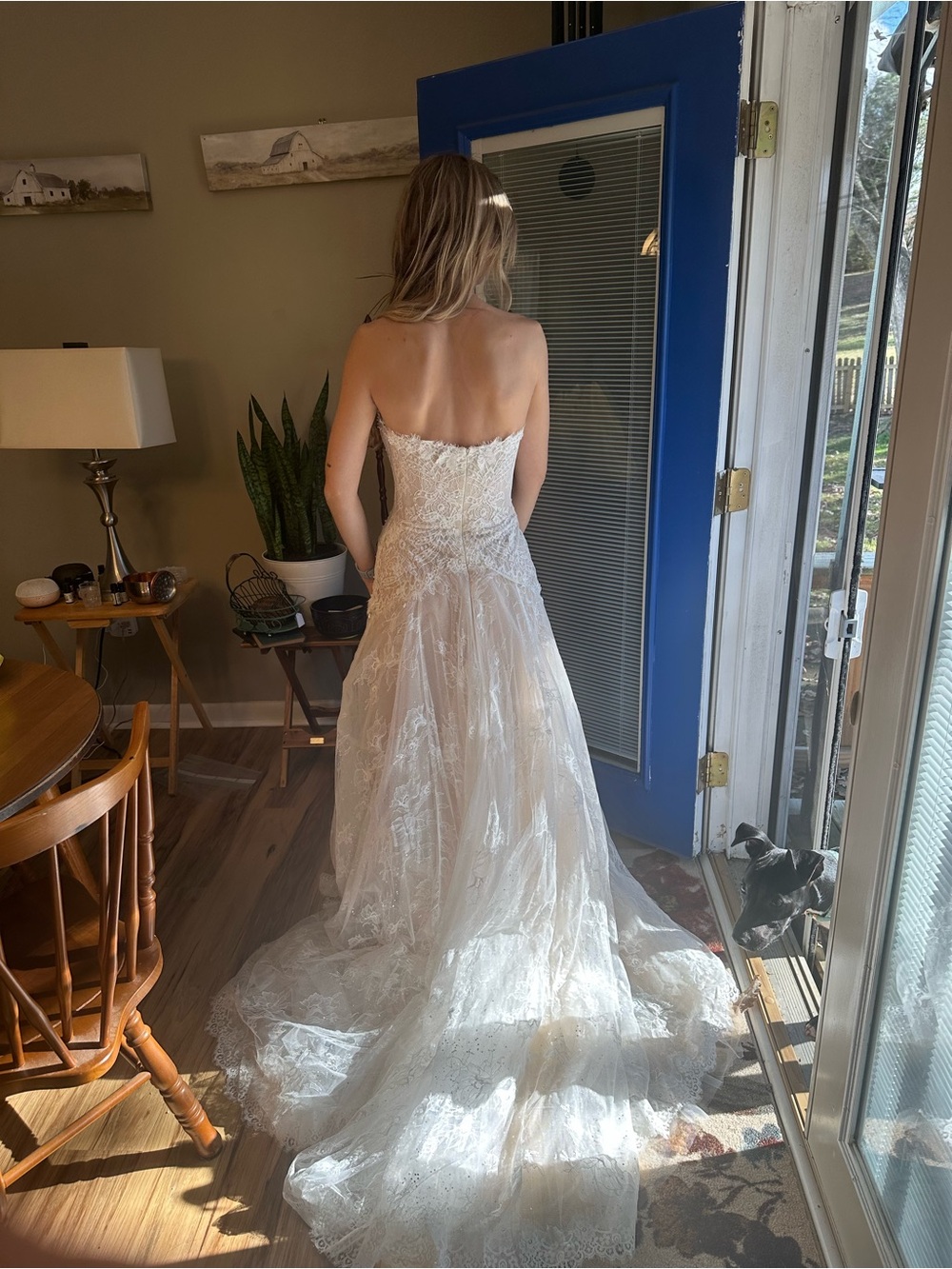 Elegant Lace Wedding Dress - Picture 9 of 10